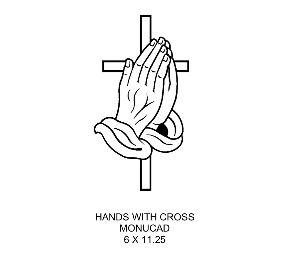 Hands With Cross Monucad