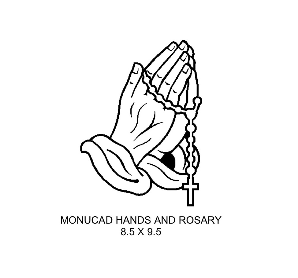 Monucad Hands And Rosary